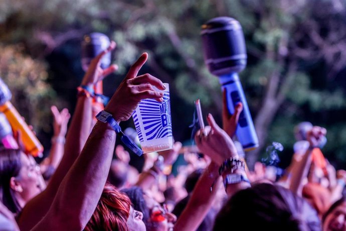 Archivo - Ambiente durante un festival. Archivo.