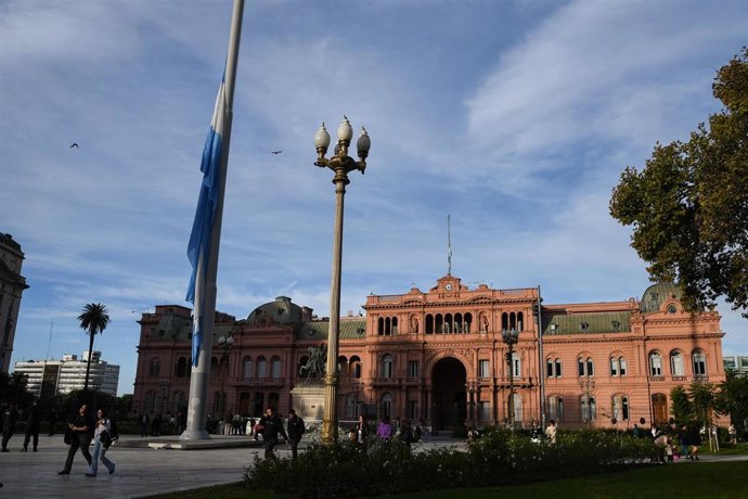 Archivo - La Casa Rosada en Buenos Aires (Argentina)