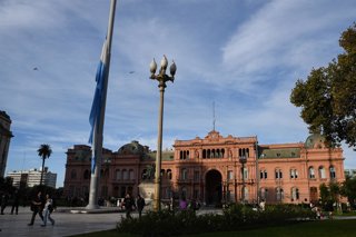 Archivo - La Casa Rosada en Buenos Aires (Argentina)