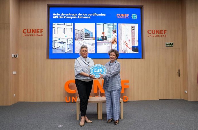 Cunef Universidad obtiene la máxima certificación del Sistema Indicador de Accesibilidad (AIS) para su Campus Almansa.