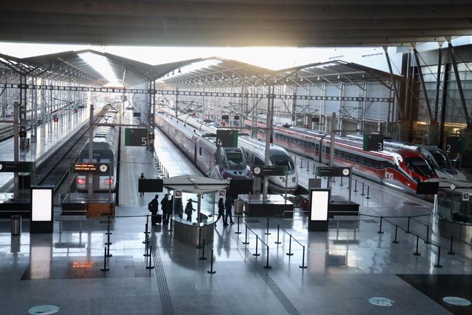Archivo - Imagen de la estación de Málaga, María Zambrano