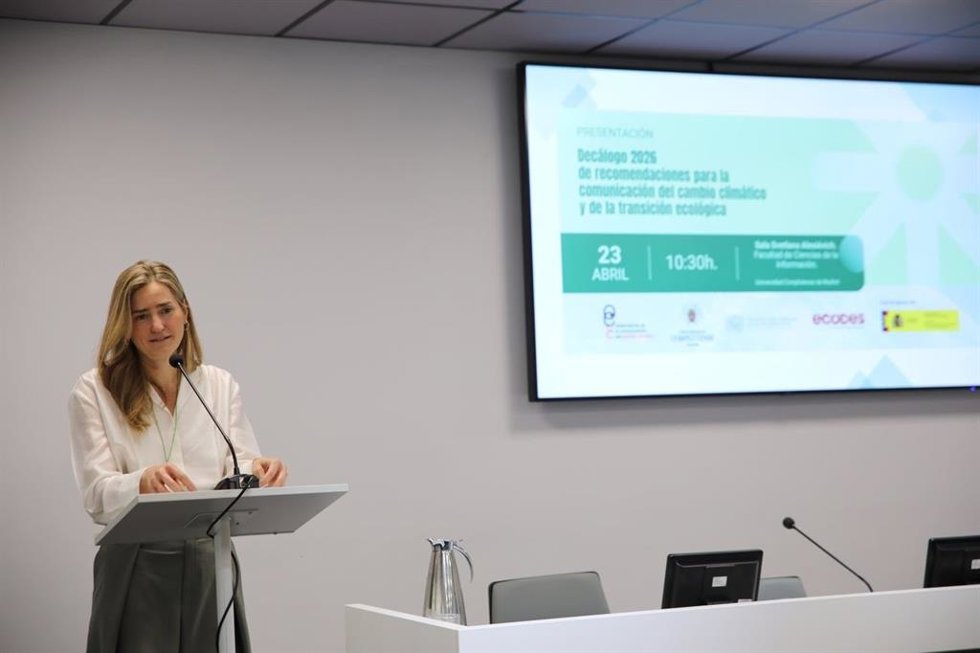 Combatir la desinformación climática y usar la IA "con responsabilidad", claves para informar del clima.
