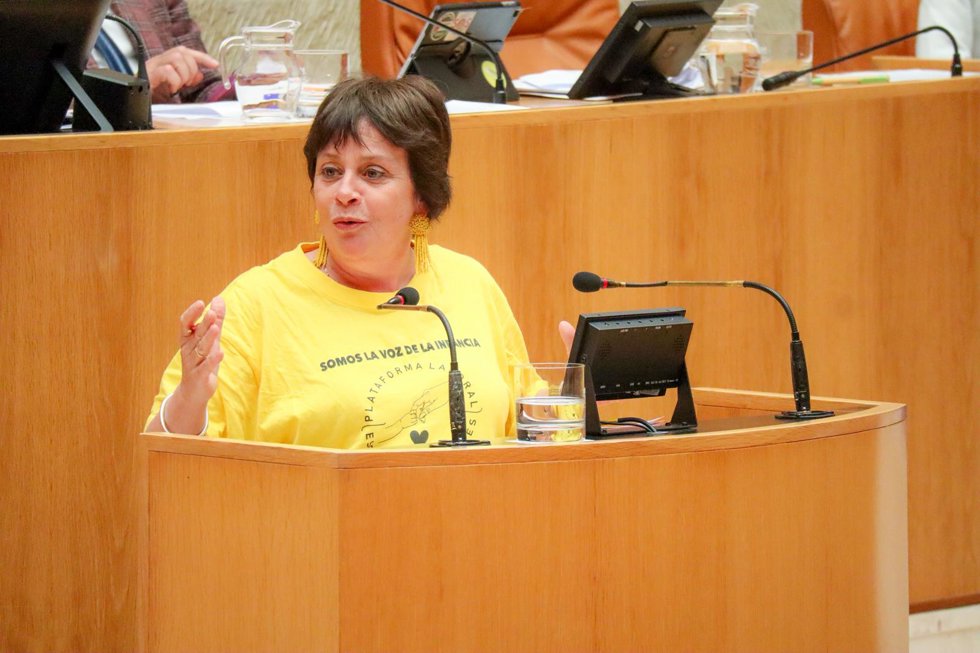 La diputada de IU, Henar Moreno
