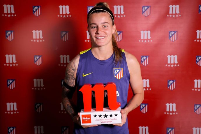 Rosa Otermín, Jugadora Cinco Estrellas de marzo para el Atlético de Madrid.