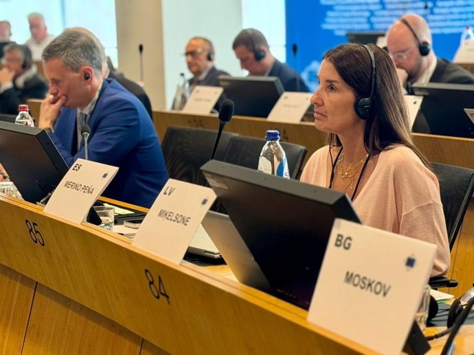 Imatge de la secretària autonòmica de Representació davant de la UE i les Comunitats Autònomes i Acció Exterior, Ruth Merino.