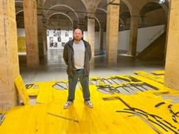 El artista Mawa Ordúñez