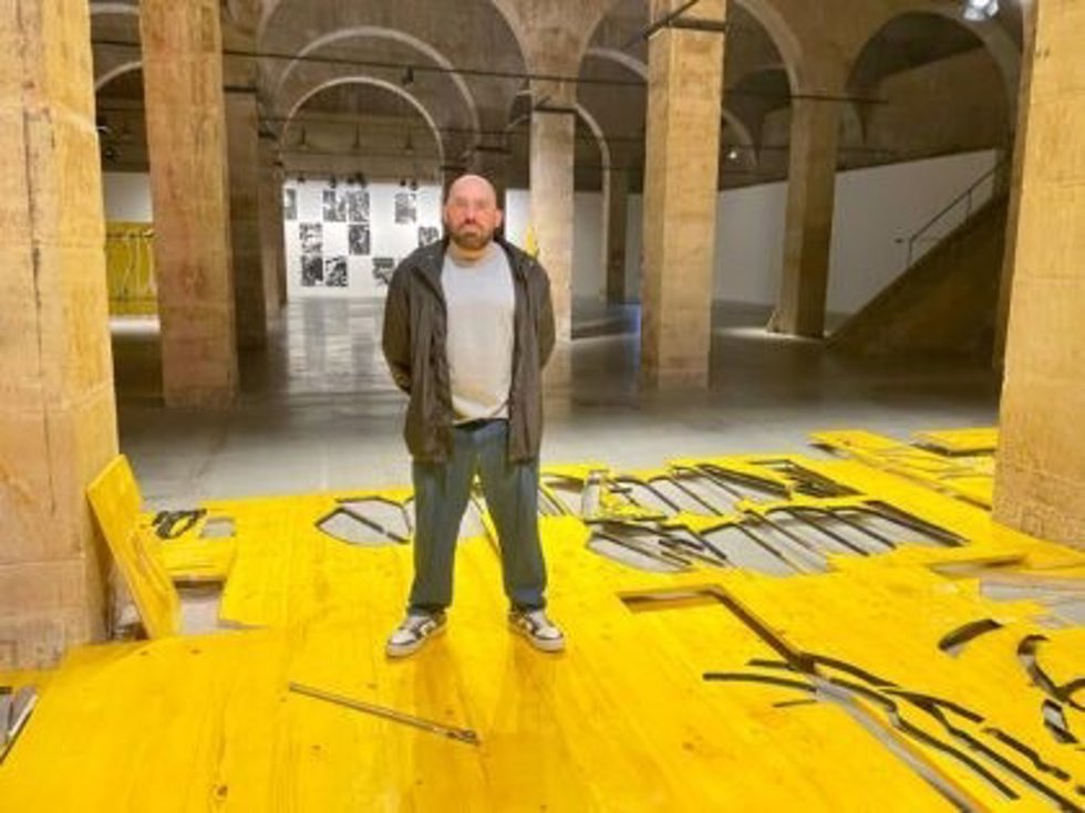 El artista Mawa Ordúñez