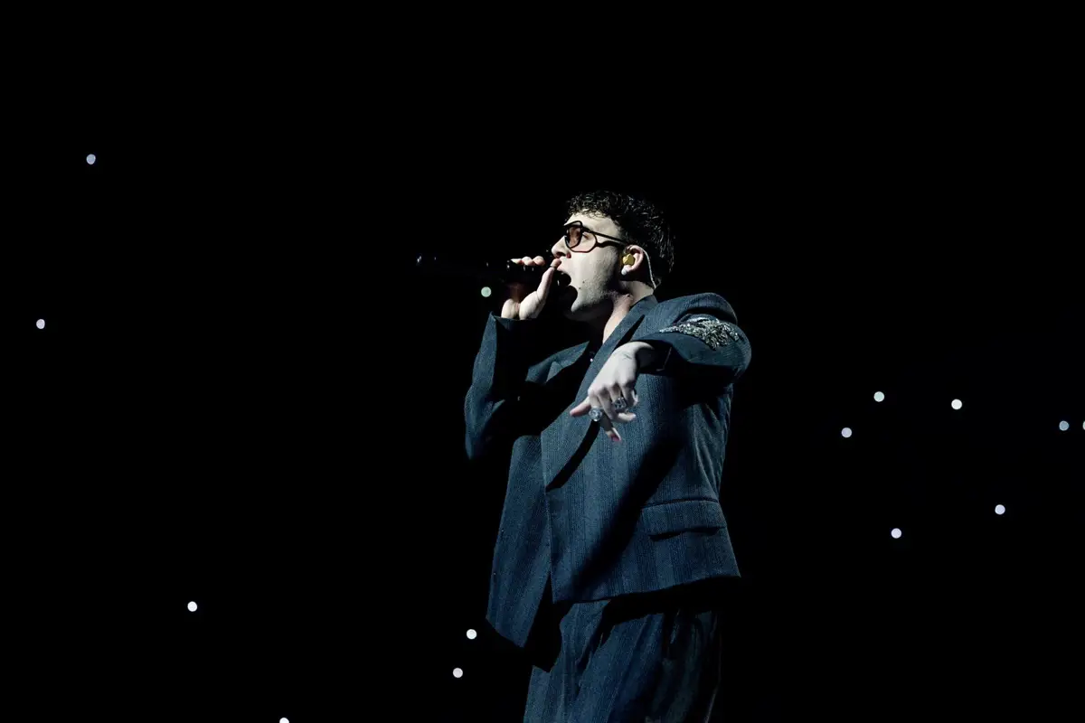 El cantante Quevedo en concierto