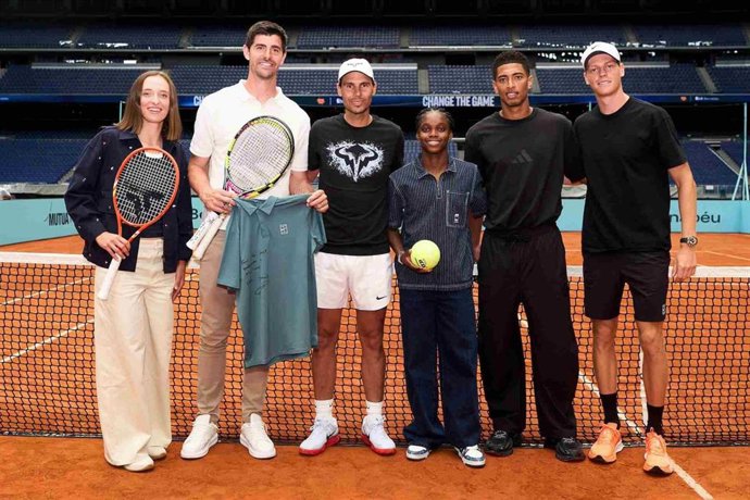 Iga Swiatek, Thibaut Courtois, Rafa Nadal, Linda Caicedo, Jude Bellingham y Jannik Sinner.