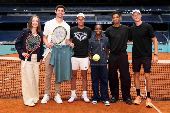 Iga Swiatek, Thibaut Courtois, Rafa Nadal, Linda Caicedo, Jude Bellingham y Jannik Sinner.