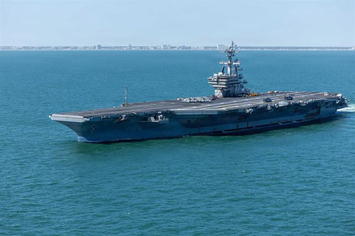 El portaaviones estadounidense 'USS George H.W. Bush'