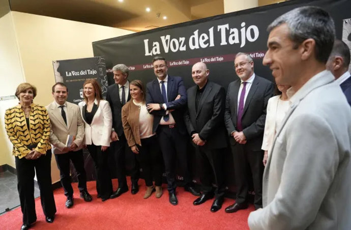 El consejero de Educación, Cultura y Deportes, Amador Pastor, en la III Edición Distinciones Río Tajo, en el Teatro Victoria.