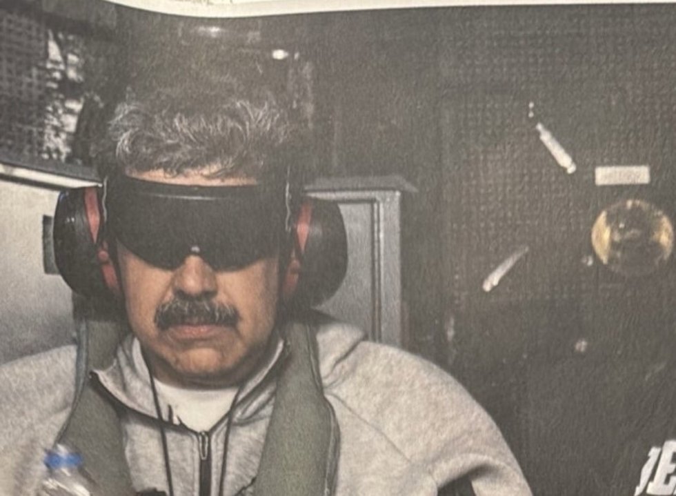 El presidente venezolano, Nicolás Maduro, tras su captura por fuerzas estadounidenses.