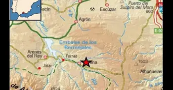 Registrado un terremoto de 3,5 con epicentro en Jayena (Granada) que no provoca daños