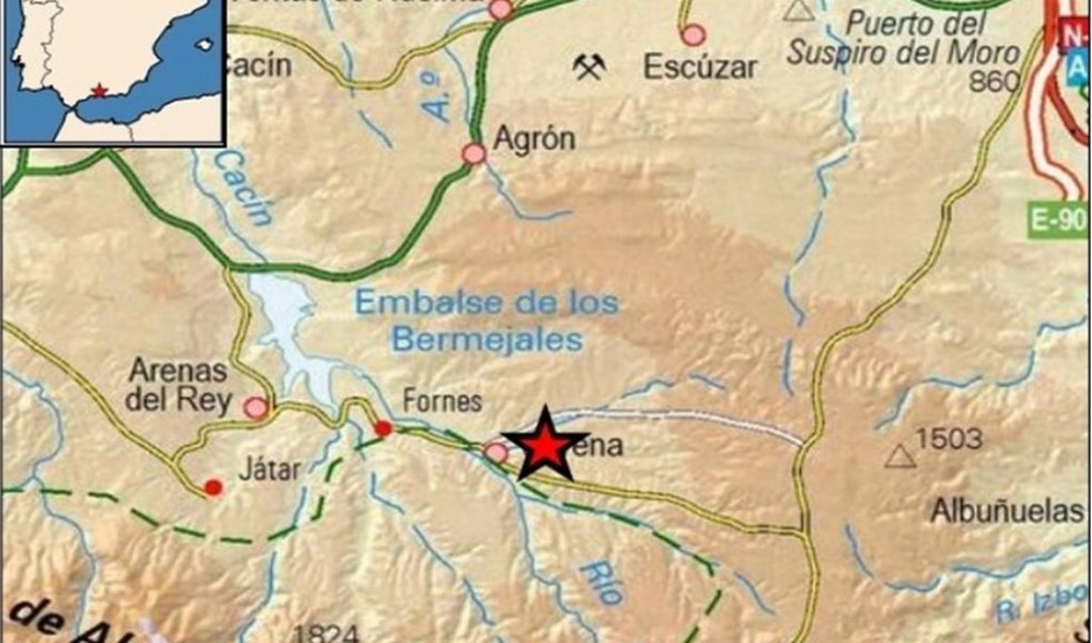 El terremoto se ha sentido en varias poblaciones de Granada e incluso en Torrox, en Málaga.