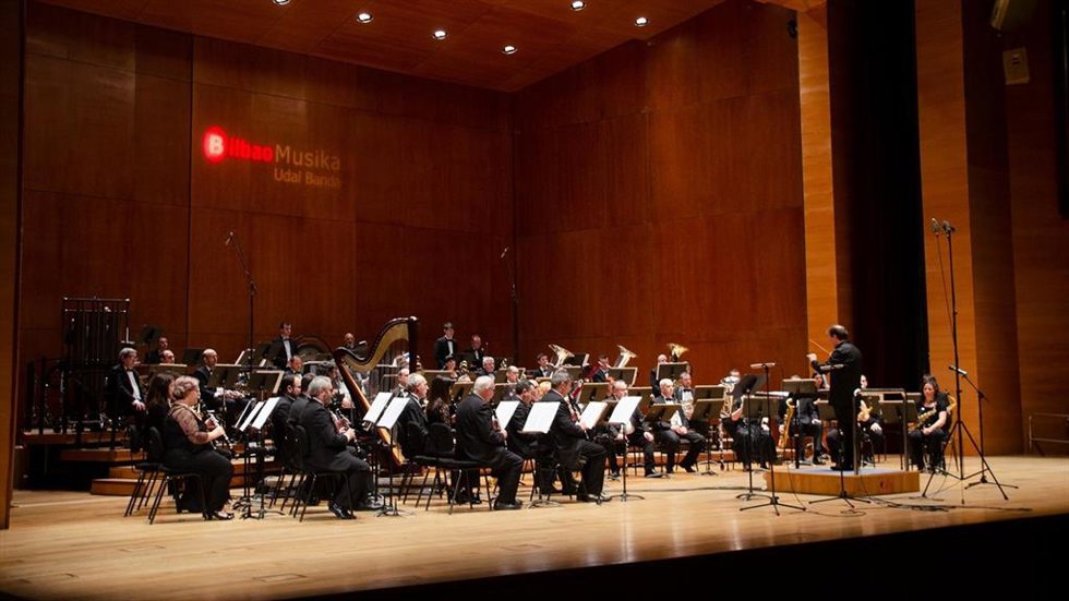 Actuación de la Banda Municipal de Música de Bilbao
