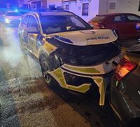 Dos policías locales de Algeciras heridos tras embestir un detenido por drogas su coche contra ellos