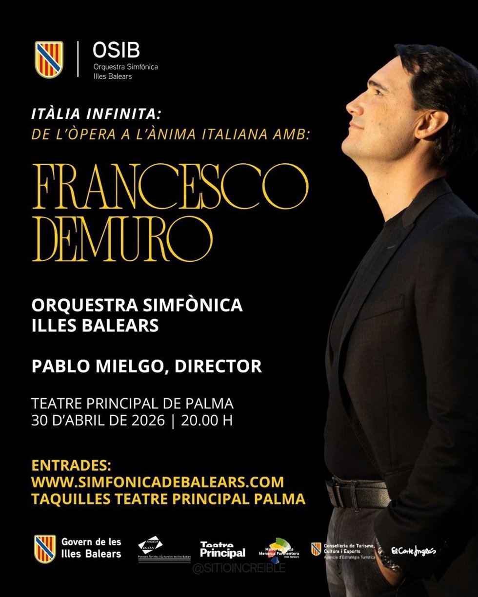 Cartel concierto Francesco Demuro