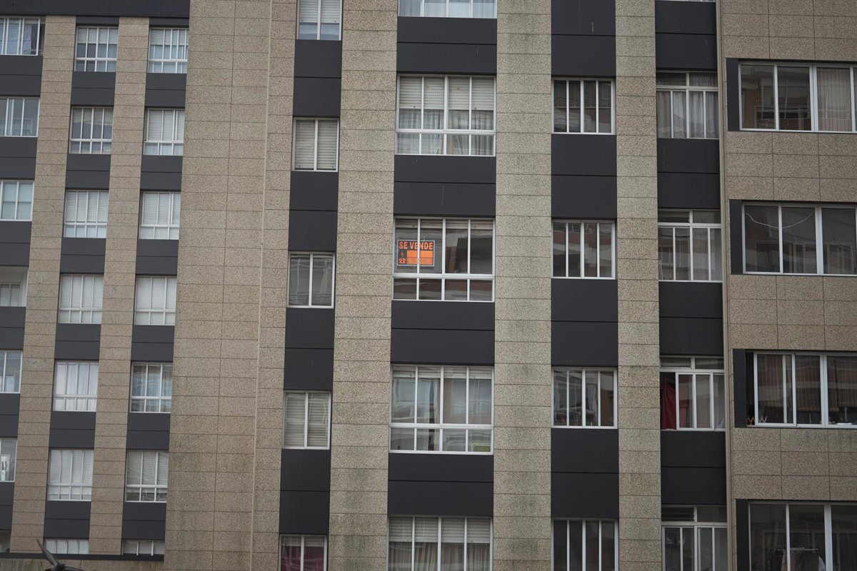 Las hipotecas sobre viviendas suben un 15,7% en febrero en Galicia