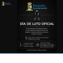 Día de luto oficial decretado por el Ayuntamiento de Seseña.