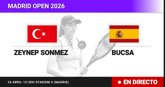 Foto: Zeynep Sonmez - Cristina Bucsa, en directo hoy: sigue el partido de Madrid Open