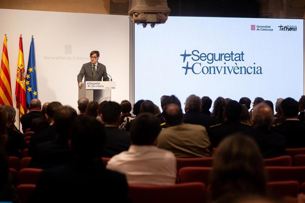 El presidente de la Generalitat Salvador Illa