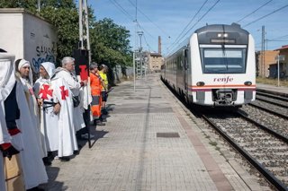 Tren templario de Monzón.