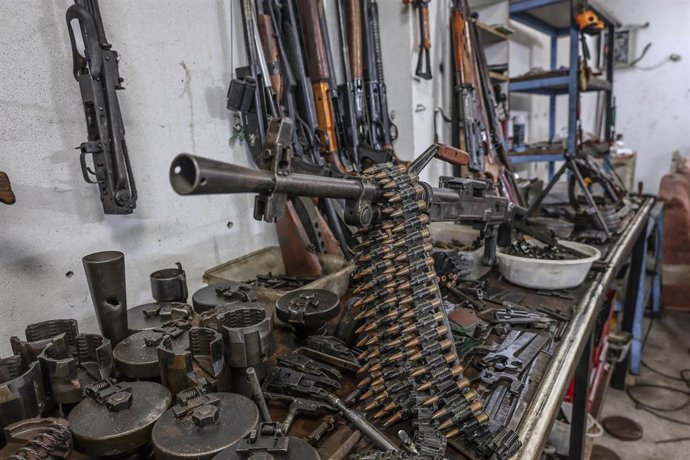 Archivo - Imagen de archivo de un arsenal en el Kurdistán iraquí 