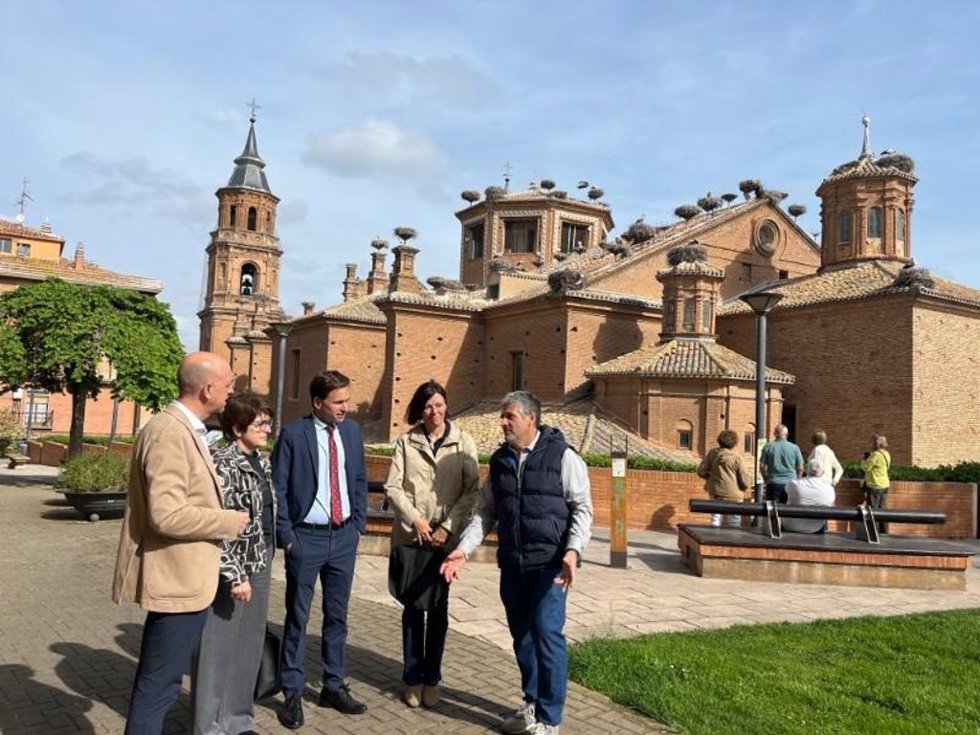 El Gobierno de La Rioja financia las obras de accesibilidad al mirador de las cigüeñas de Alfaro