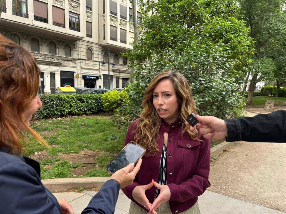 La coordinadora autonómica de Podem País Valencià, María Teresa Pérez,