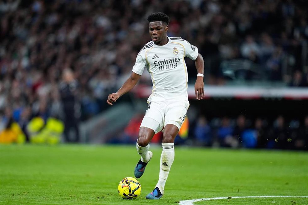 Archivo - Aurelien Tchouaméni durante un partido con el Real Madrid