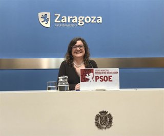 La concejal del grupo municipal del PSOE en el Ayuntamiento de Zaragoza, Marta Aparicio