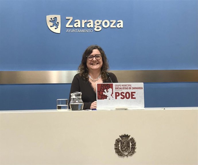 La concejal del grupo municipal del PSOE en el Ayuntamiento de Zaragoza, Marta Aparicio