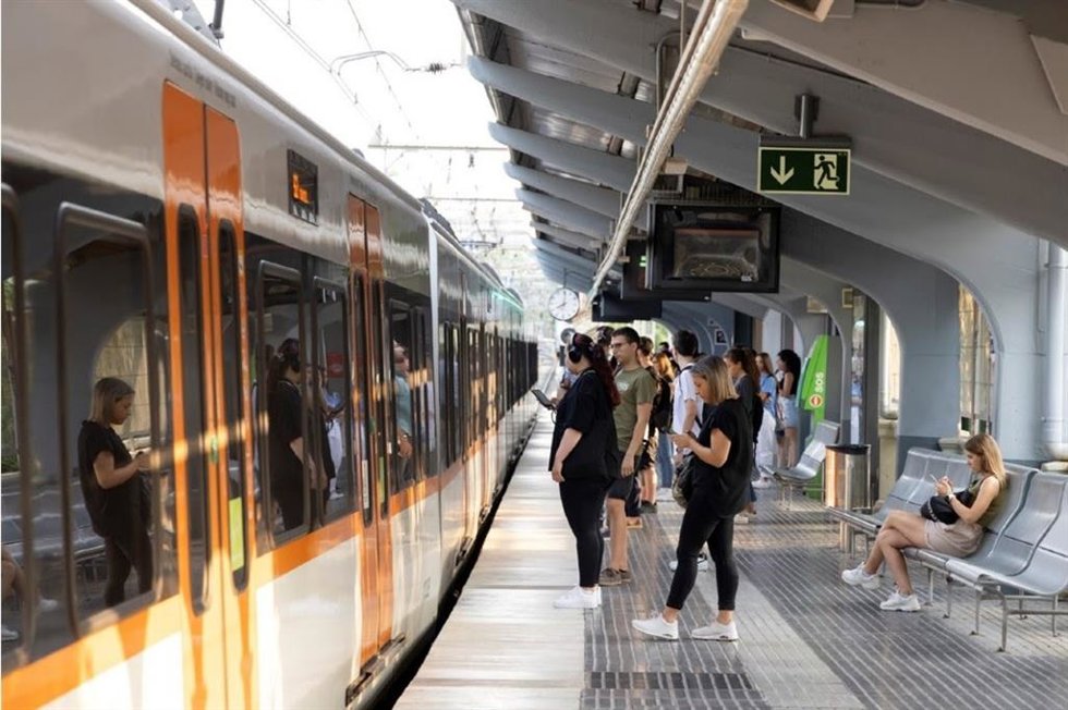 Una estación de FGC