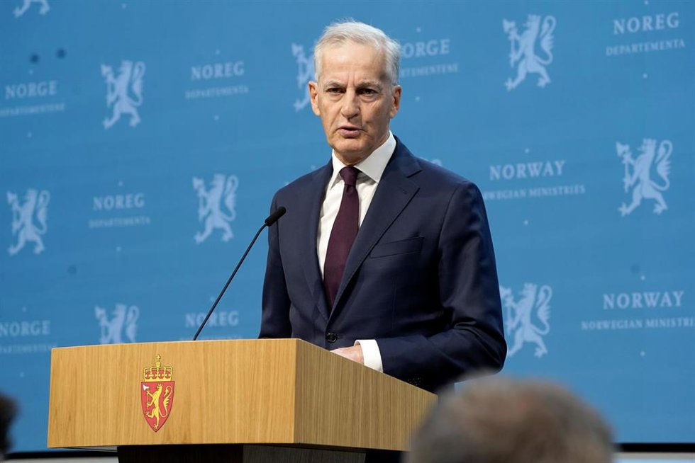 Archivo - El primer ministro de Noruega, Jonas Gahr Store.