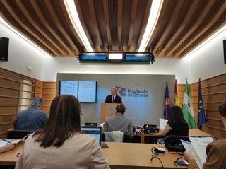 Salvador Fuentes, durante la rueda de prensa.