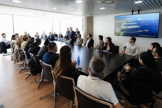 Imagen de la visita de la misión comercial al Port de Tarragona