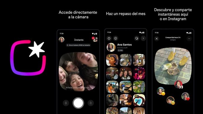Aplicación 'Instants' de Instagram.