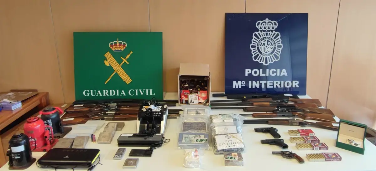 Operativo policial en O Salnés