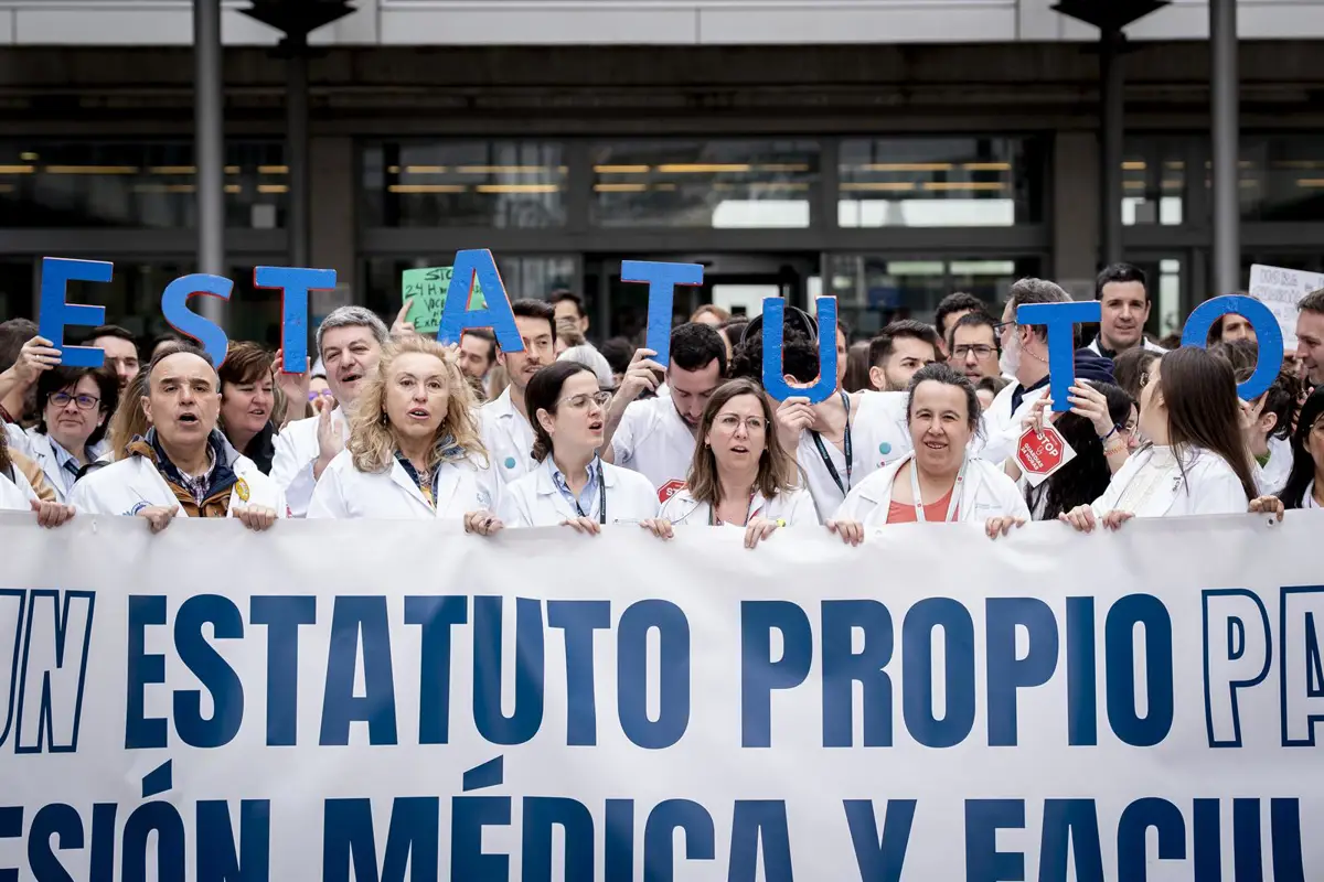 Médicos en concentración