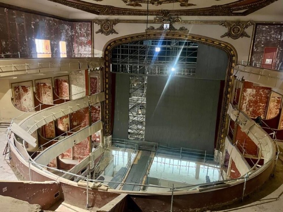 Obras en el Teatro Principal