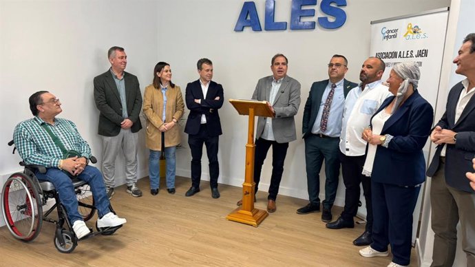 Inauguración de la nueva sede de ALES en Jaén.