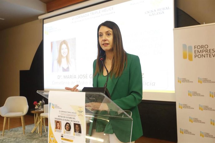 La conselleira de Medio Rural, María José Gómez