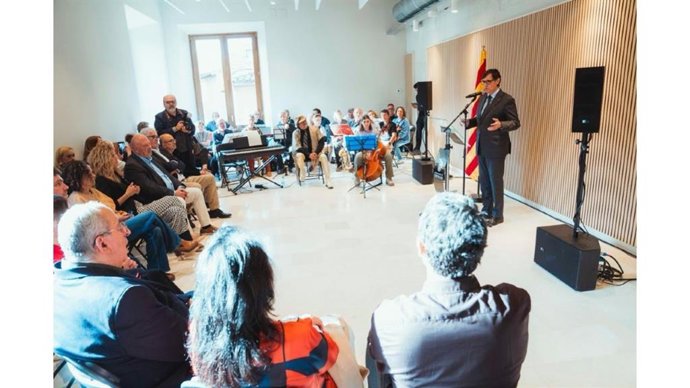 Moment de la inauguració