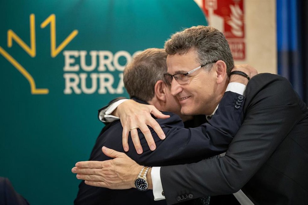 El presidente de Castilla-La Mancha, Emiliano García-Page, en la cena de hermandad que Eurocaja Rural.