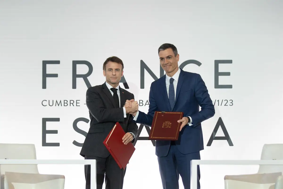 El presidente de Francia y el presidente del Gobierno español