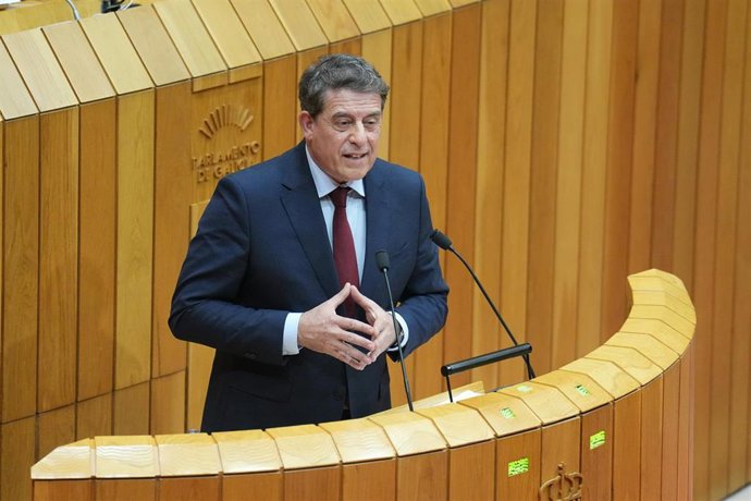 El portavoz del PSG-PSOE, José Ramón Gómez Besteiro