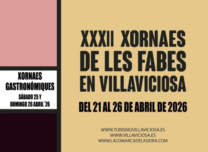 Cartel de las XXXII Jornadas de Les Fabes