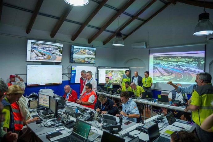 Instalaciones del PMA del Gran Premio de Motos de Jerez. 