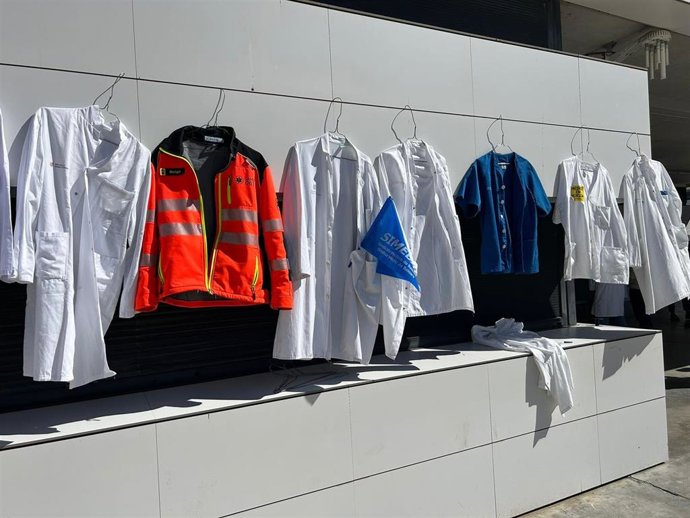 Archivo - Protesta de la huelga de médicos en Baleares